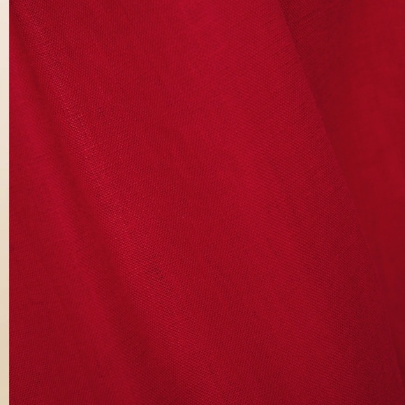 REFORMATION MARIELA LINEN DRESS IN LIPSTICK, SIZE 4 - Picture 6 of 8